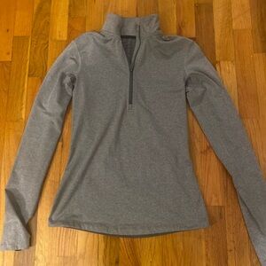 Nike Women's Gray Quarter-Zip Sweatshirt